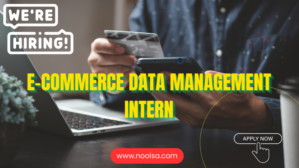 E-commerce Data Management Intern