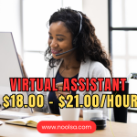 Virtual Assistant – $18.00 - $21.00/hour