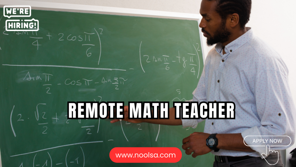 Remote Math Teacher