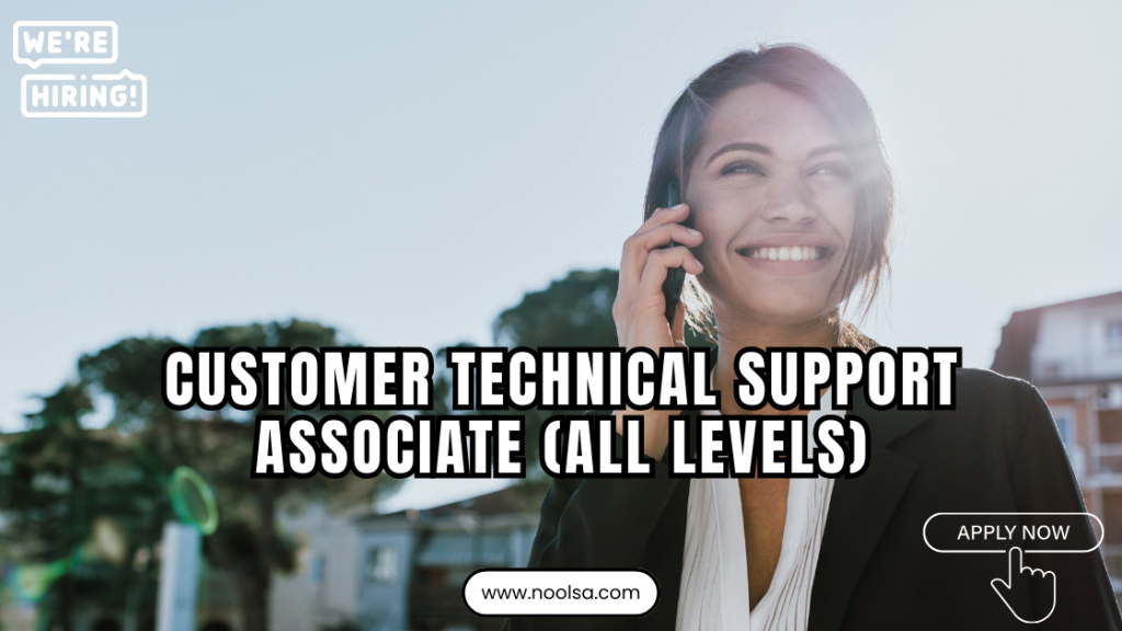 Customer Technical Support Associate (All Levels)